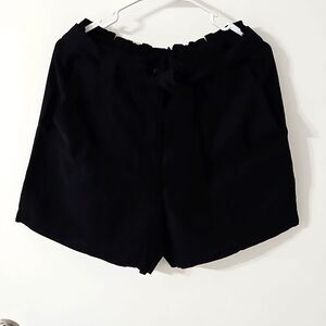 High Waist Paperbag Short